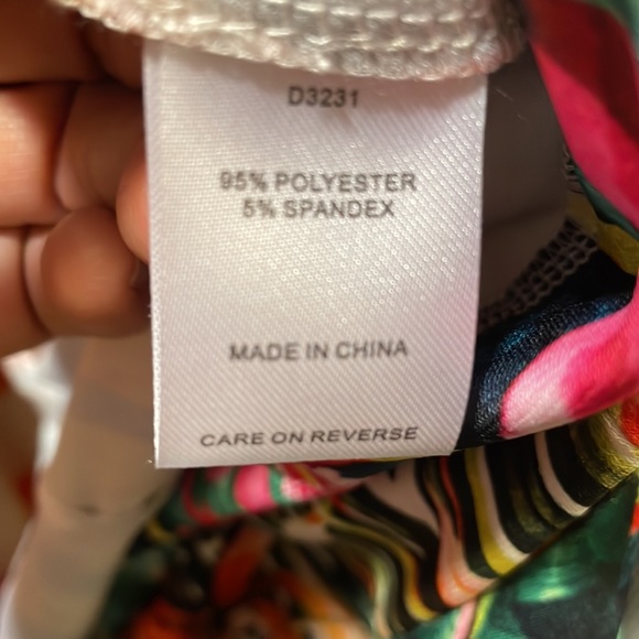 NWT Floral/tropical halter maxi dress. - Picture 7 of 7